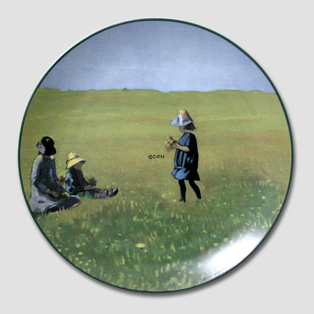 Platte med Skagensmaler motiv, Christinehlm