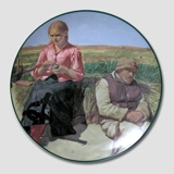 Plate with motif of the Skaw Painters, Christineholm