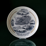 Police Christmas Plate 1984, The Traffic Police, Ege Porcelain