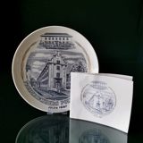 Police Christmas Plate 1987, Frederiksberg Police Stations, Ege Porcelain