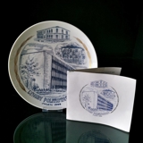 Police Christmas Plate 1988, Lyngby Police Station, Ege Porcelain