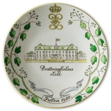1950 Gefle Castle plate, Drottningsholms Castle