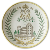 1954 Gefle Castle plate, Uppsala Castle