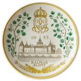 1955 Gefle Castle plate, Kalmar Castle