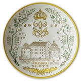 1956 Gefle Castle plate, Orebro Castle