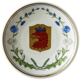 1962 Gefle Landscape plate, Skaane