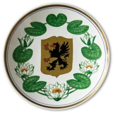 1966 Gefle Landscape plate, Sodermanland