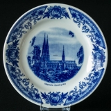 Churchplate mit dem Dom zu Uppsala