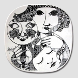 Bjørn Wiinblad Årsplatte, Nymølle 1980