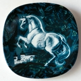 Rorstrand plate The horse Läckö Castle 1977