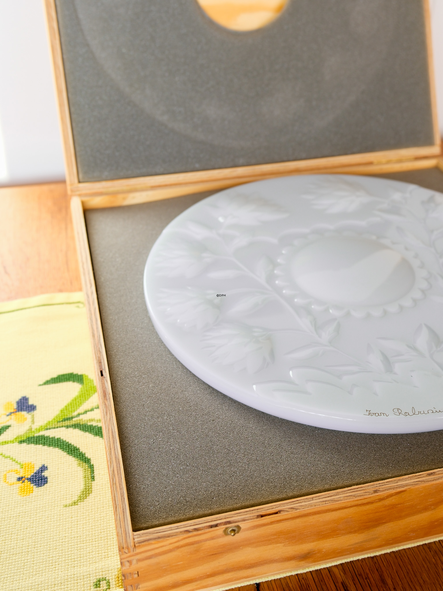 1978 Rosenthal Årsplatte, glas designet af Ivan Rabuzin