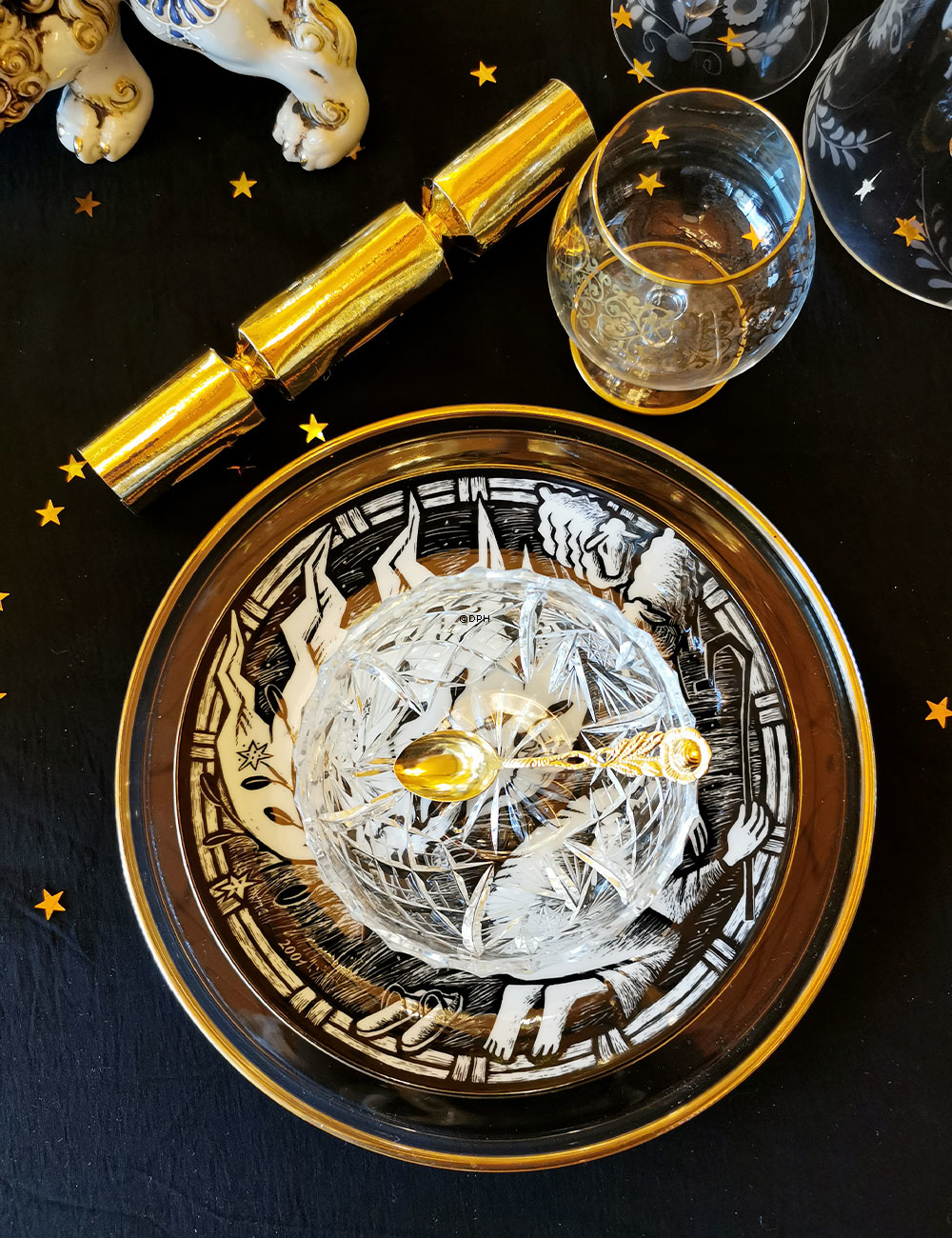 2001 Rørstrand platte i serie De 10 bud