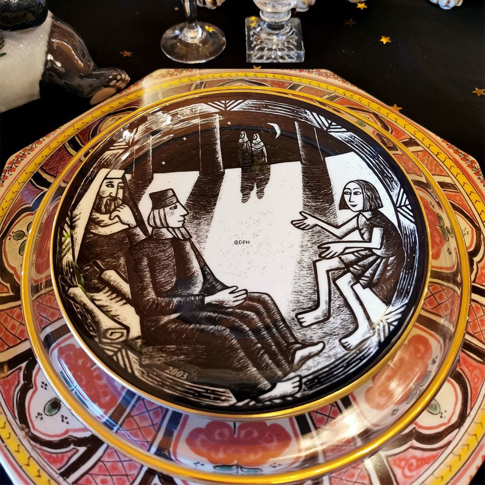 2003 Rørstrand platte i serie De 10 bud