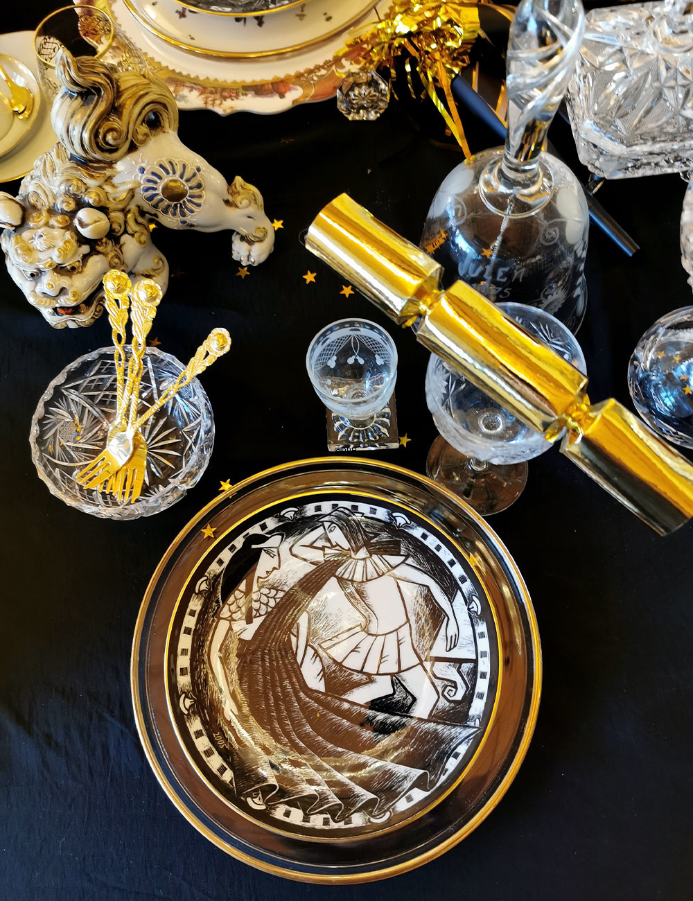 2005 Rørstrand platte i serie De 10 bud