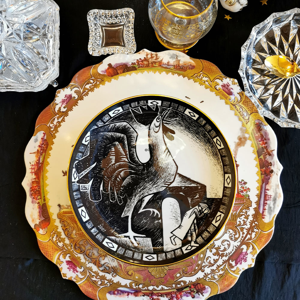 2007 Rørstrand platte i serie De 10 bud