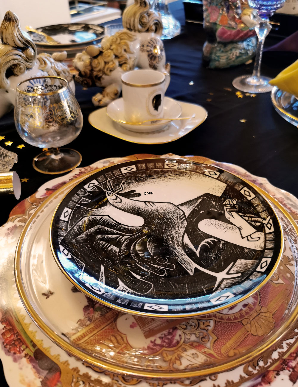 2007 Rørstrand platte i serie De 10 bud