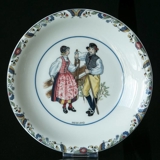 Swedish Regional Costumes Side Dish No. 11 Medelpad