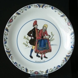 Swedish Regional Costumes Side Dish No. 24 Västergötland