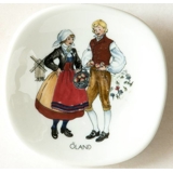 Mini Plate,Swedish Regional Costumes No. 5 Öland