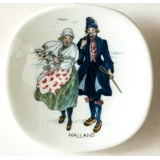 Mini Plate,Swedish Regional Costumes No. 7 Halland