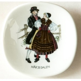 Mini Plate,Swedish Regional Costumes No. 8 Härjedalen