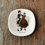 Mini Plate,Swedish Regional Costumes No. 8 Härjedalen