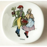 Mini Plate, Swedish Regional Costumes No. 13 Närke