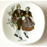 Mini Plate, Swedish Regional Costumes No. 17 Jämtland