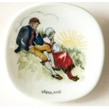 Mini Platte (Plaquette) i serien Svenske landskabsdragter nr. 18 Värmland