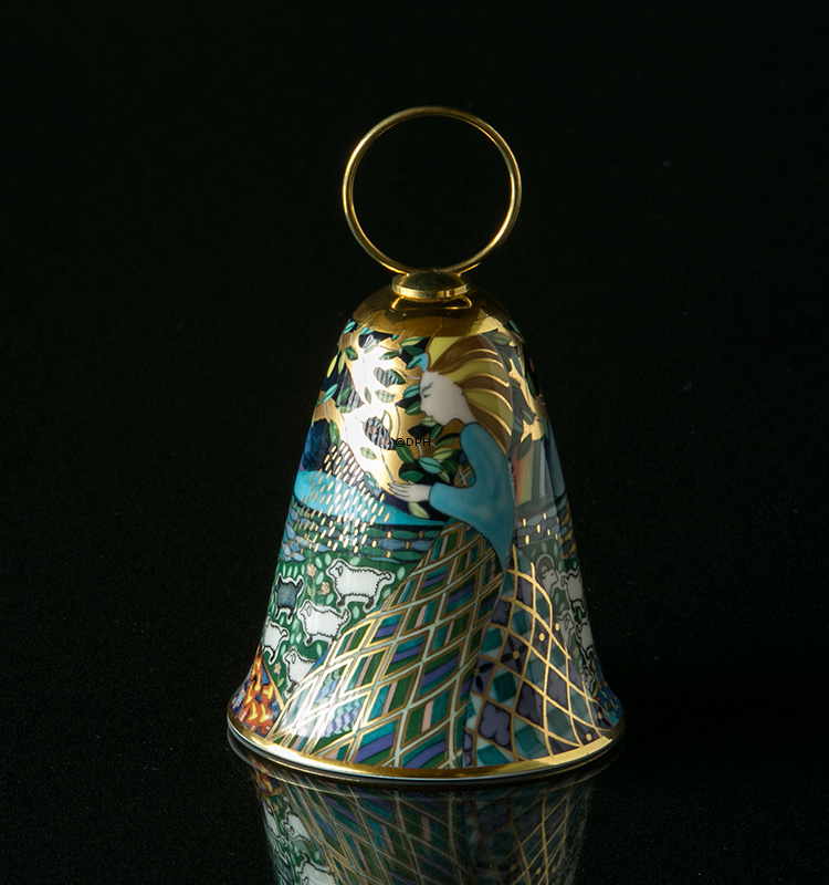 1987 Rørstrand Poesi Juleklokke, Se natten viger for dagens glæde