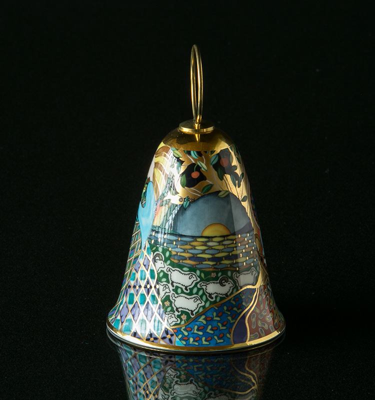 1987 Rørstrand Poesi Juleklokke, Se natten viger for dagens glæde