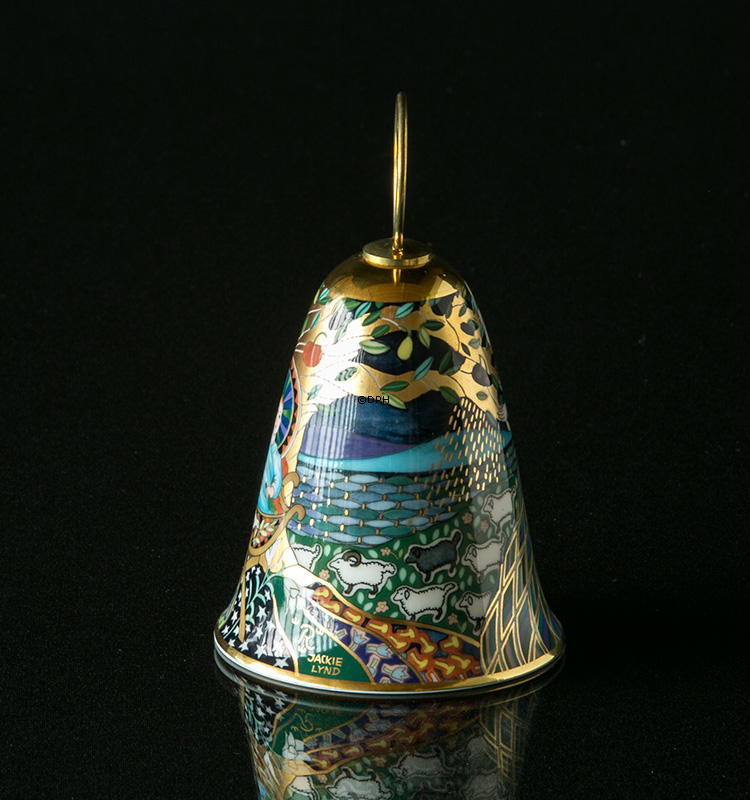 1987 Rørstrand Poesi Juleklokke, Se natten viger for dagens glæde