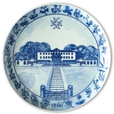 Rorstrand Christmas Plate 1966 Nääs castle by Anders Bothén