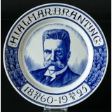 Platte med Hjalmar Branting 1860-1925