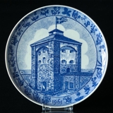 Rorstrand Christmas plate 1966 Nya Älvsborg castle - Gothenburg by Anders Bothén