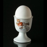 Strömgarden egg cup with teddy bear ice skating