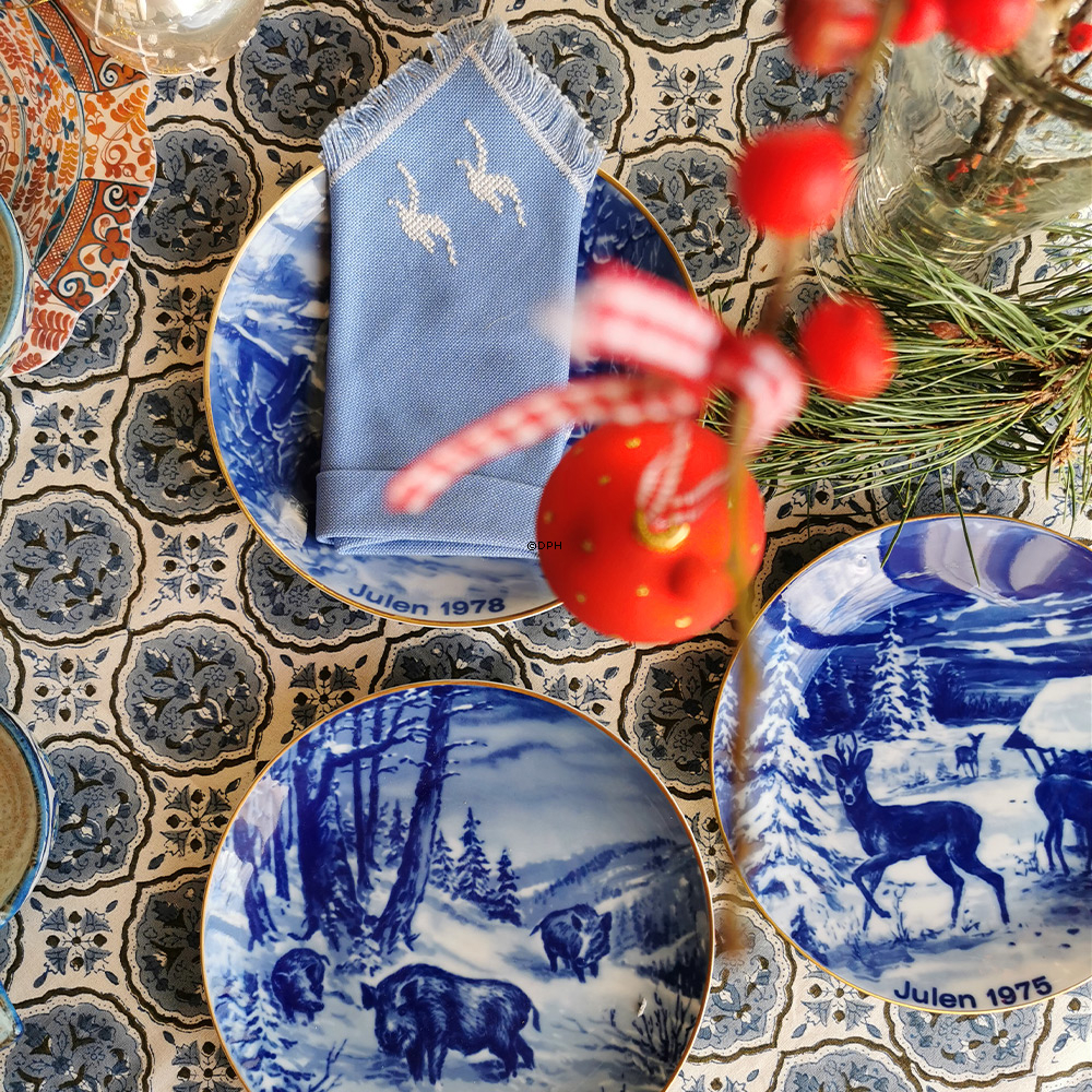 1975 Wallendorf Juleplatte, Dådyr i sneen