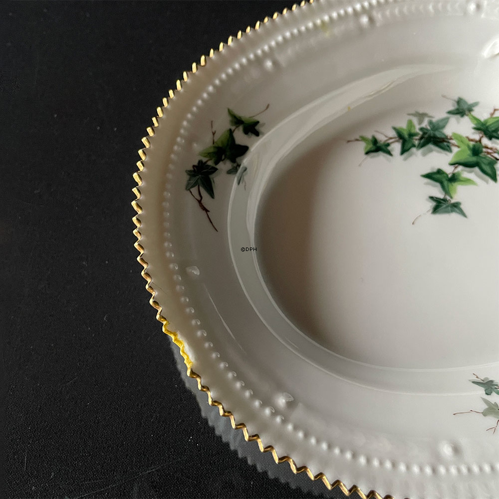 Sjælden skål med Efeu dekoration nr. xx/3541, Royal Copenhagen (skår på kant)