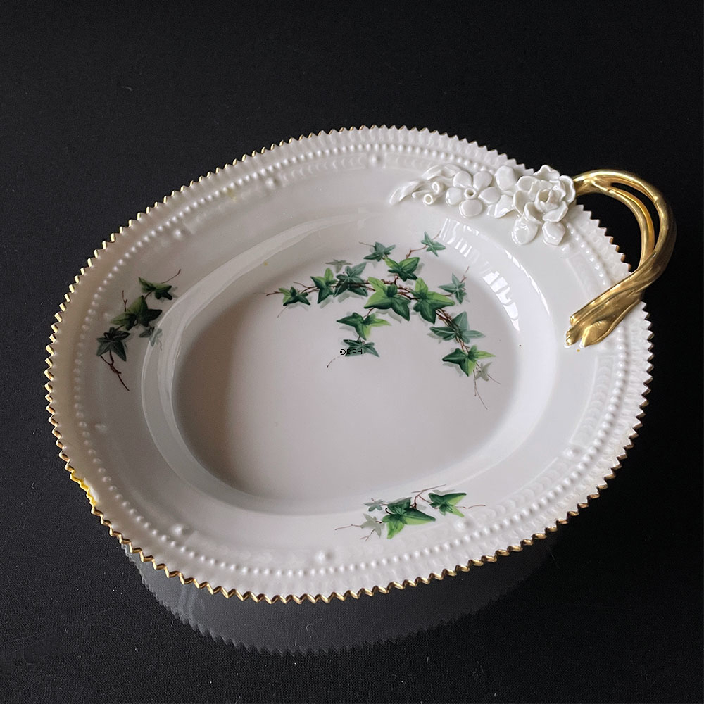 Sjælden skål med Efeu dekoration nr. xx/3541, Royal Copenhagen (skår på kant)