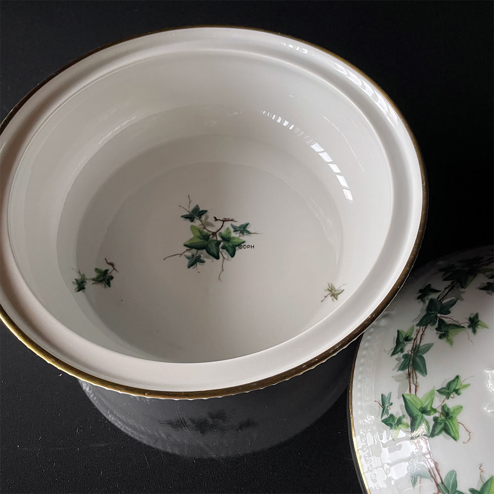 Sjælden lågfad med Efeu dekoration nr. 172 eller xx/3568 rundt, Royal Copenhagen