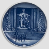 USA-Weihnachtsteller Lincoln Memorial - Bing & Gröndahl