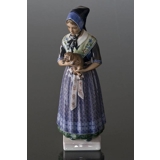 Dahl Jensen figur nr. 1144 Havdrup Pige i national dragt