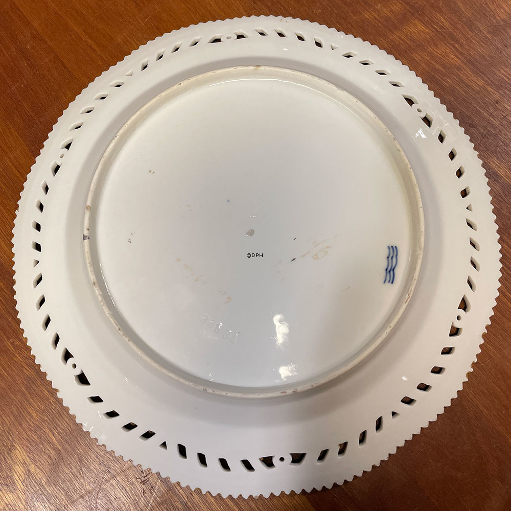 RC Platte/tallerken med Rosenborg med gennembrudt kant