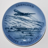 Royal Copenhagen Memorial plate, Sondrestrom Air Base, Greenland