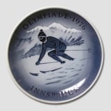 1976 Royal Copenhagen Olympic plate, winter Olympics Innsbruch