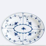 Royal Copenhagen Blau Gerippt Geschirr zum Verkauf