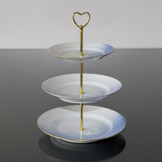 Seagul service cake stand with a heart fitting