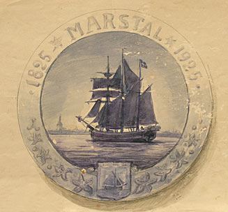 Marstal Gedenkteller Chr. Benjamin-Olsen