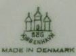 De Tre Tårne B&G Kjøbenhavn MADE IN DENMARK (stempel i grøn) - Sådan er Bing & Grøndahl porcelæn mærket fra 1958-1962