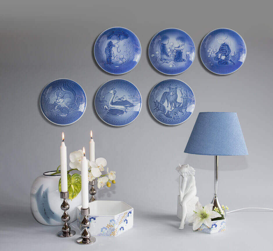 Bing og Grondahl og Desiree Mothers day plates